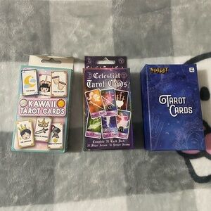 Kawaii Tarot Cards, Celestial Tarot Cards, Spirit Halloween Tarot Deck